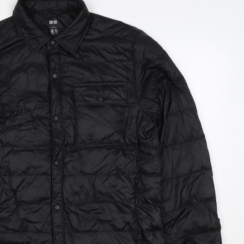 Uniqlo Women Black S Lightweight Down Puffer Jacket Quilted