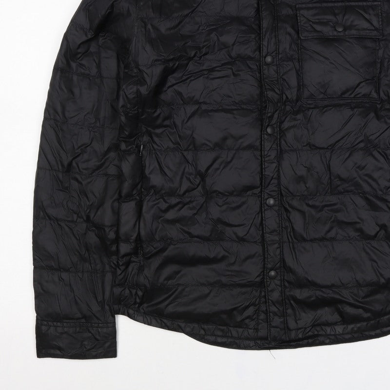 Uniqlo Women Black S Lightweight Down Puffer Jacket Quilted