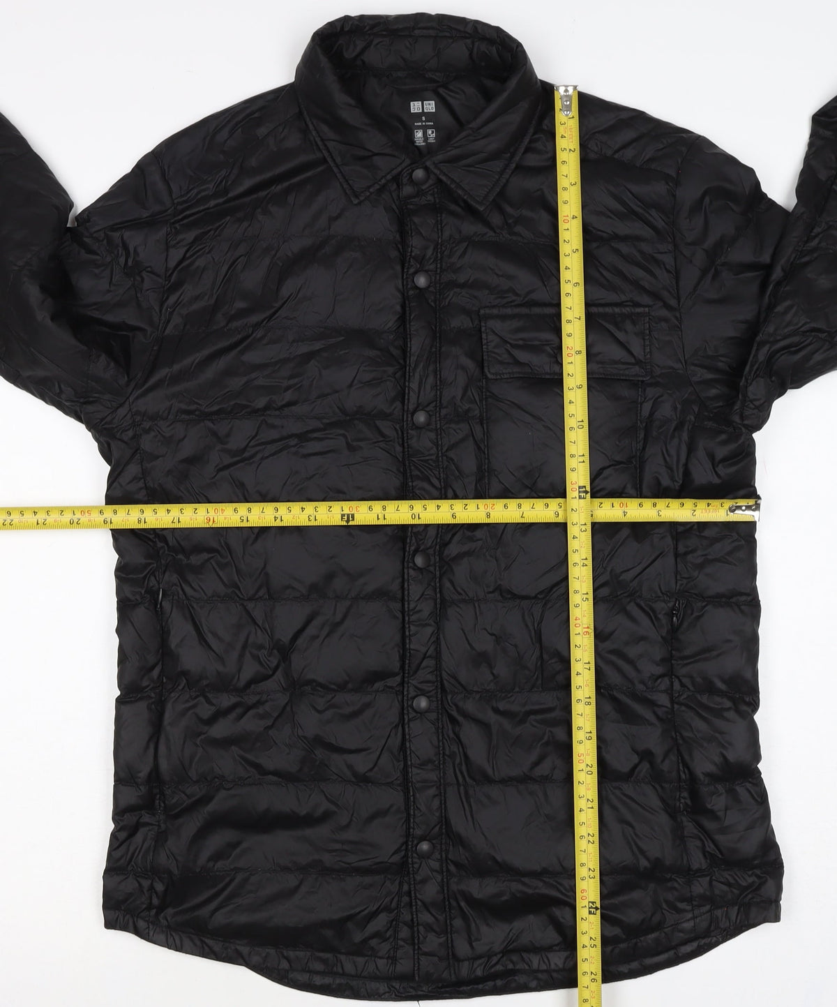 Uniqlo Women Black S Lightweight Down Puffer Jacket Quilted