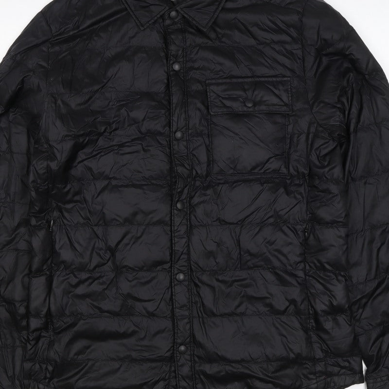 Uniqlo Women Black S Lightweight Down Puffer Jacket Quilted