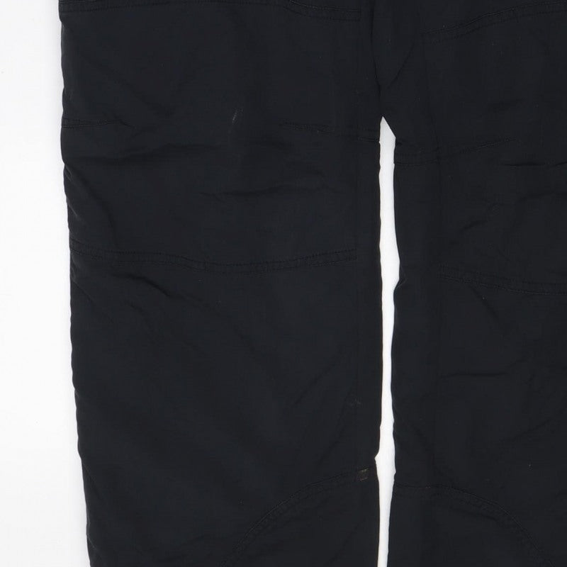 Rab Women’s Black UK 16 Snow Pants Elastic Waist Zip Pockets