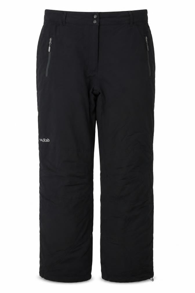 Rab Women’s Black UK 16 Snow Pants Elastic Waist Zip Pockets