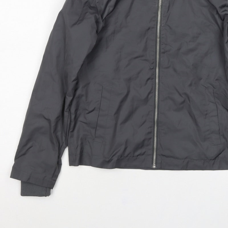 Next Boys Grey 11 Years Basic Jacket Full Zip Lined Pockets