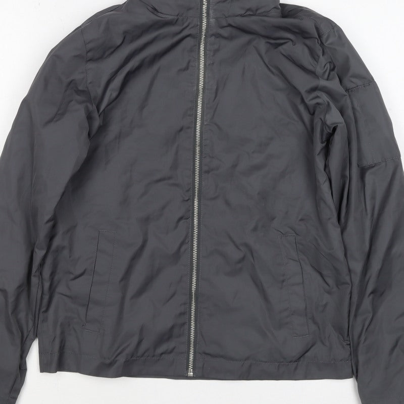 Next Boys Grey 11 Years Basic Jacket Full Zip Lined Pockets