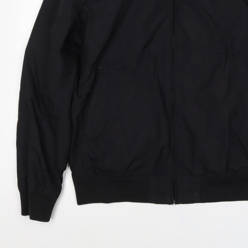 Ben Sherman Heritage Men's Black L Bomber Jacket Full Zip