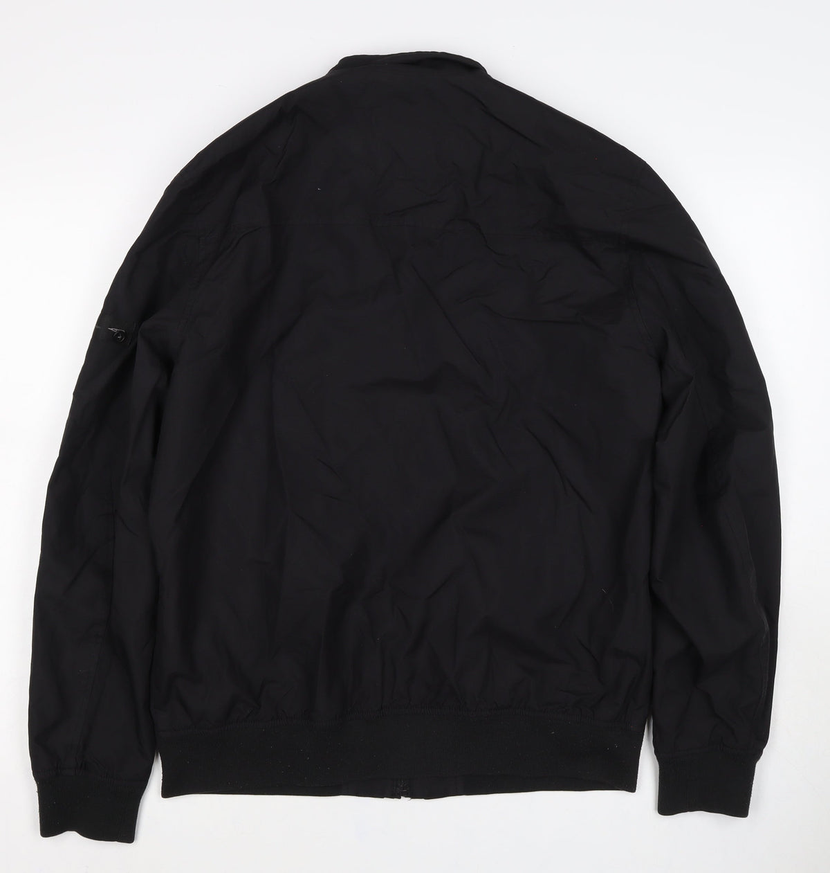 Ben Sherman Heritage Men's Black L Bomber Jacket Full Zip