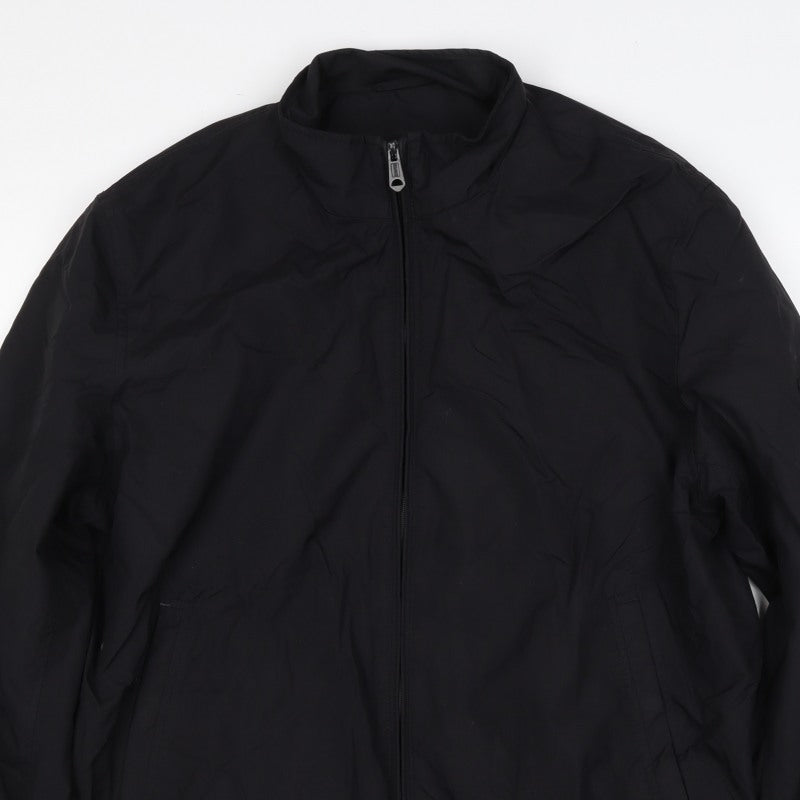 Ben Sherman Heritage Men's Black L Bomber Jacket Full Zip
