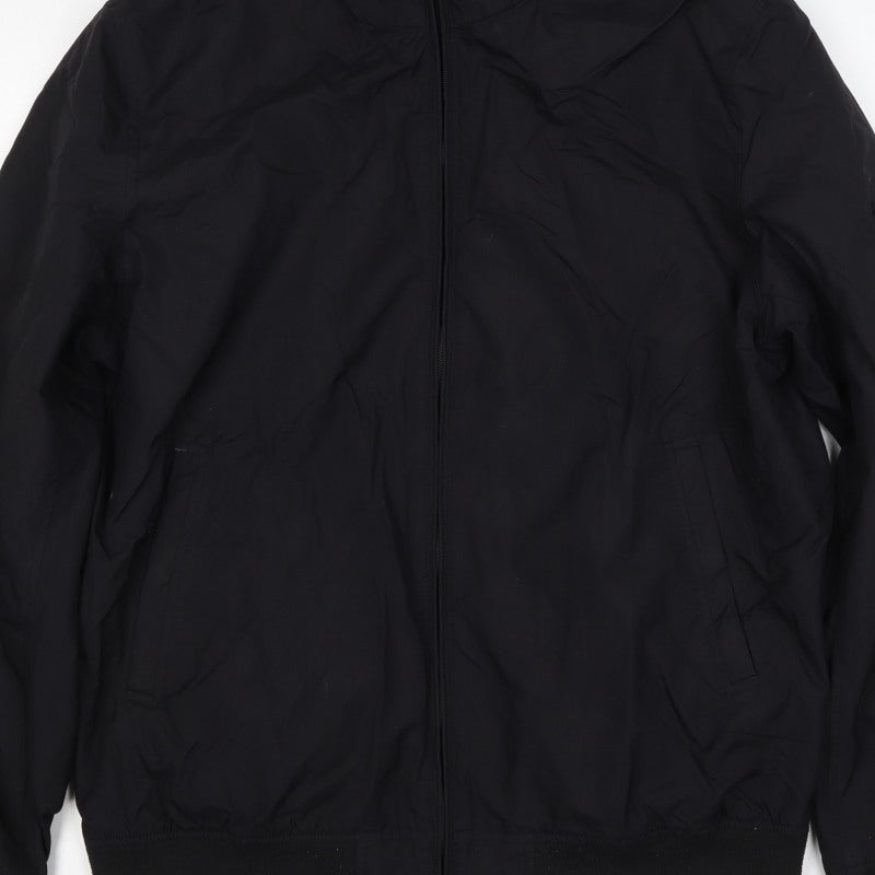 Ben Sherman Heritage Men's Black L Bomber Jacket Full Zip