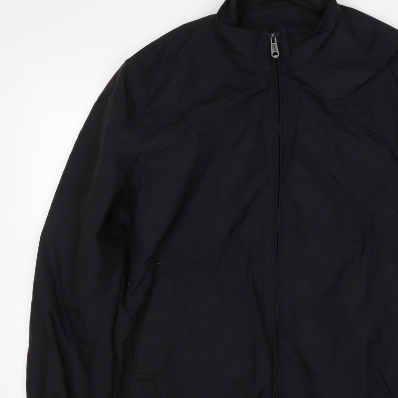 Ben Sherman Heritage Men's Black L Bomber Jacket Full Zip