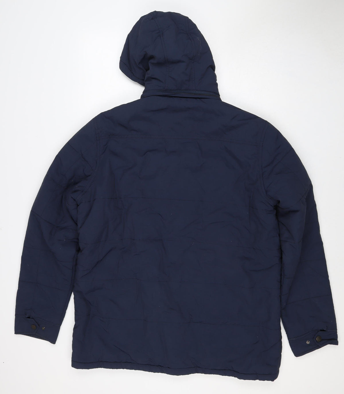 LURB Urban Men's Blue 2XL Hooded Parka Puffer Jacket