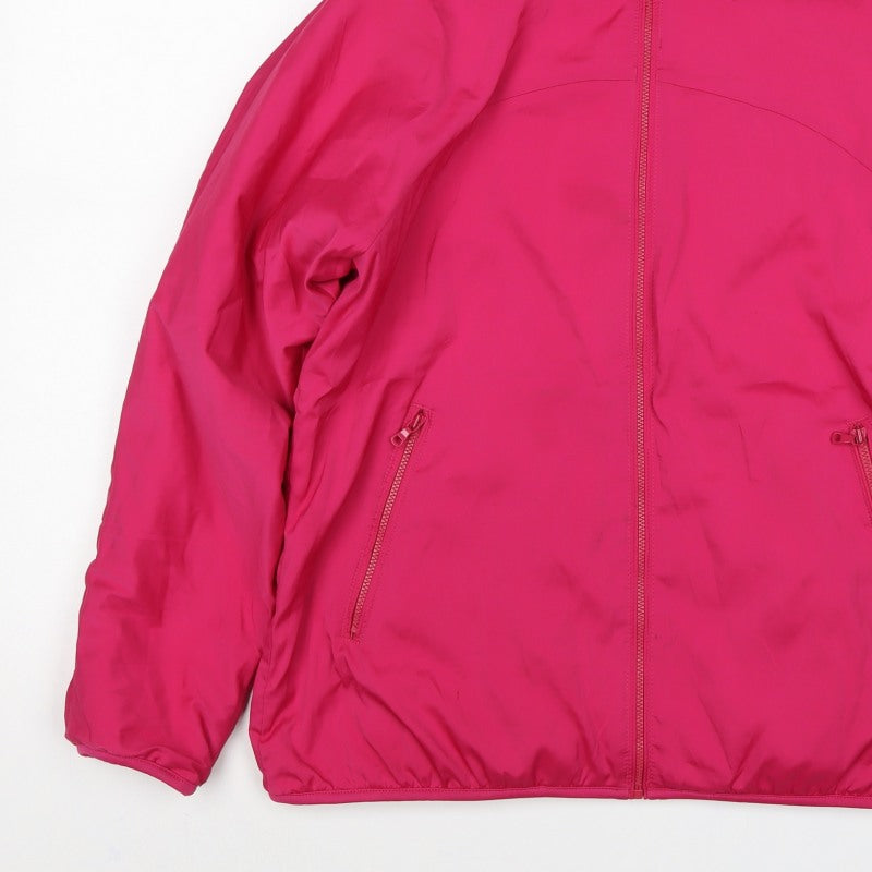 H&M Women's Pink XL Hooded Full Zip Lined Jacket