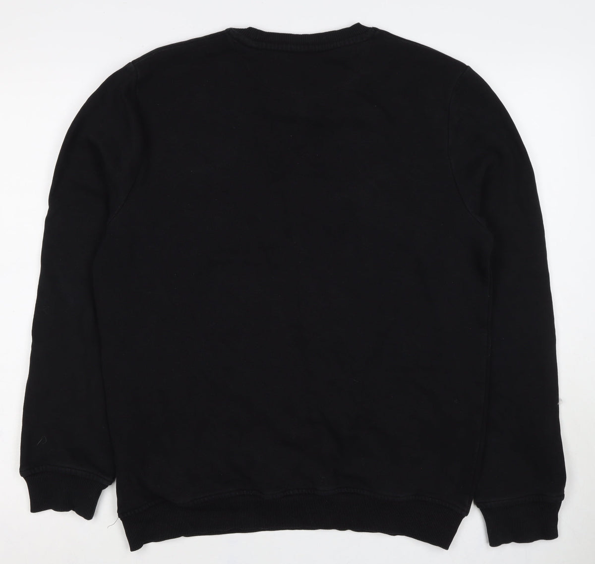 Friends The TV Series Women's Black M Logo Crew Neck Pullover Sweatshirt