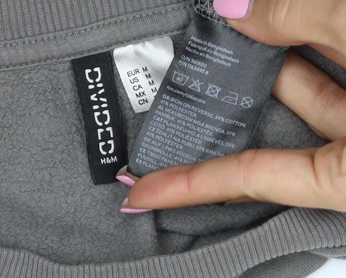 H&M Women Grey M Primrose Hill London Graphic Crew Sweatshirt