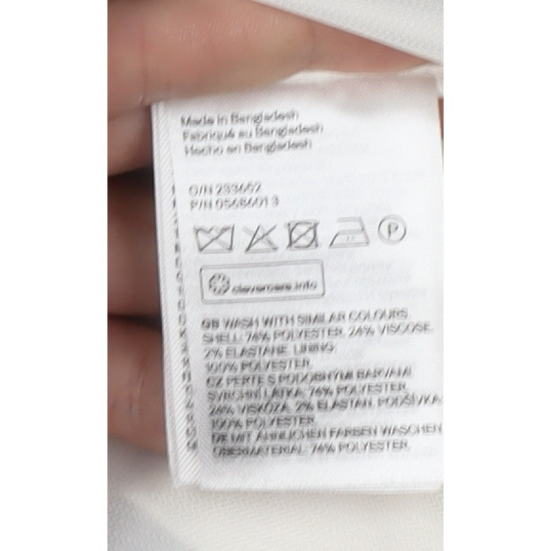 H&M Women’s Black UK 12 Single-Breasted Tailored Blazer Jacket