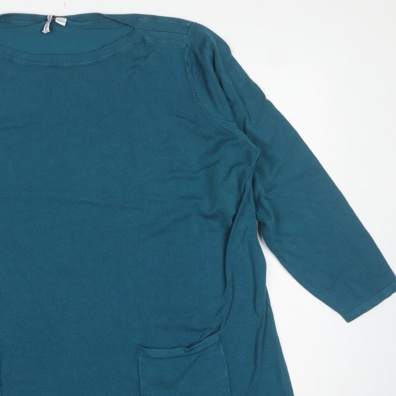Capsule Women’s Blue Plus Size 28 Tunic Jumper Pockets