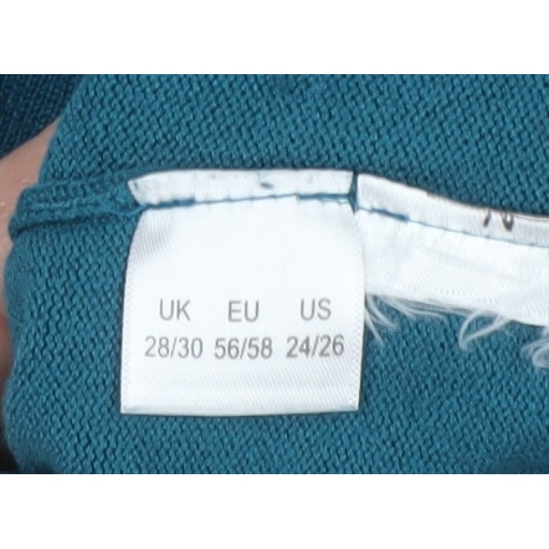 Capsule Women’s Blue Plus Size 28 Tunic Jumper Pockets