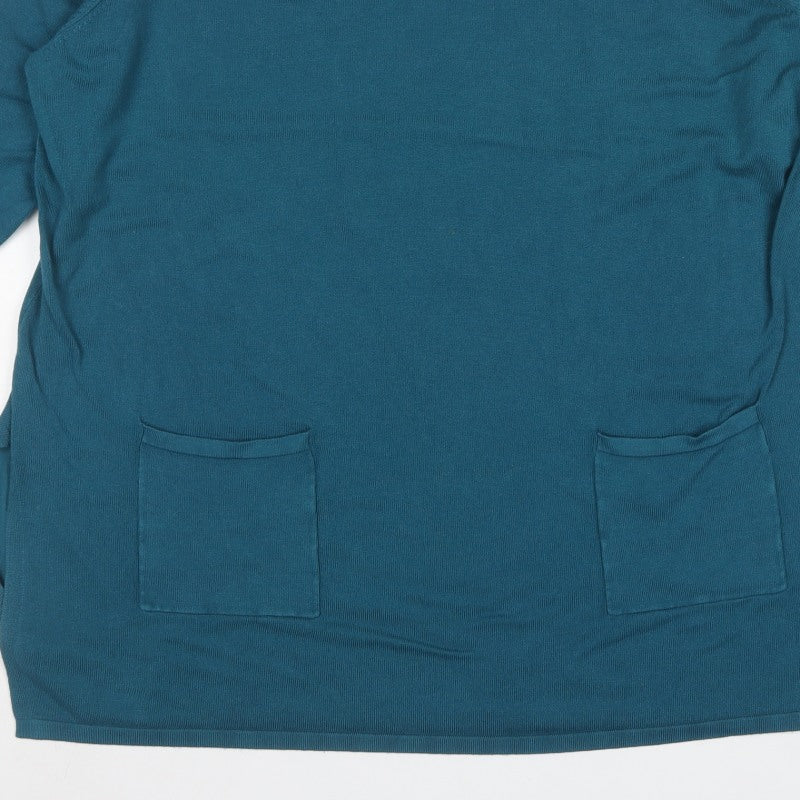 Capsule Women’s Blue Plus Size 28 Tunic Jumper Pockets
