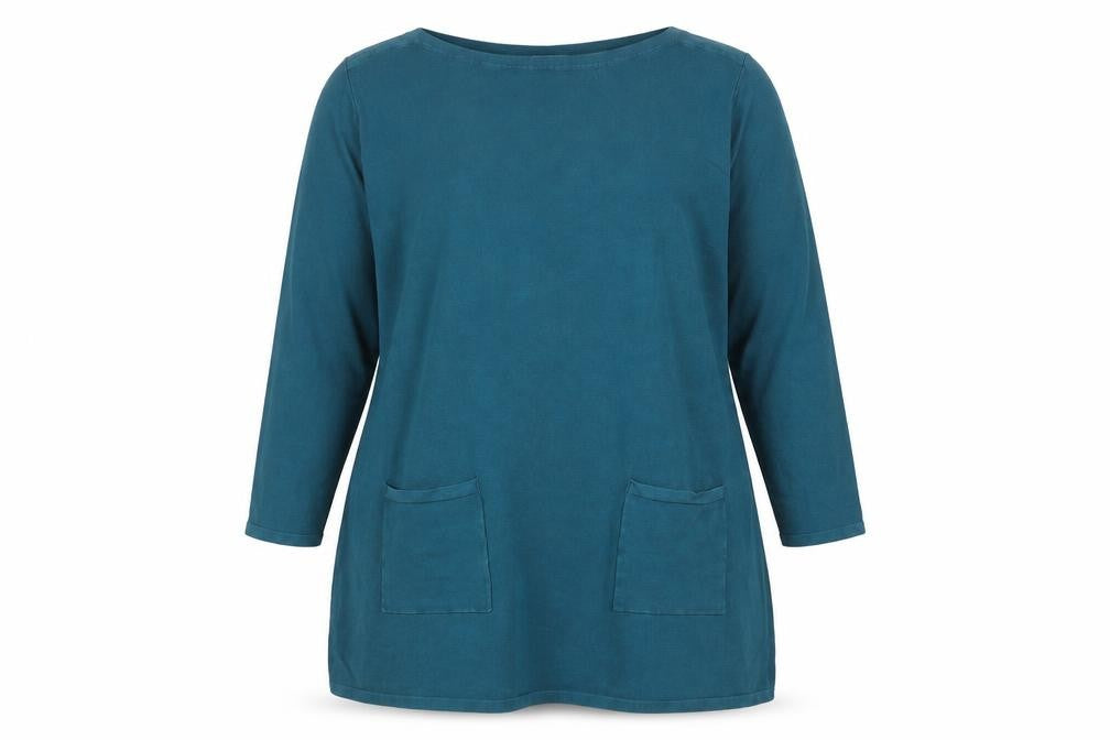 Capsule Women’s Blue Plus Size 28 Tunic Jumper Pockets