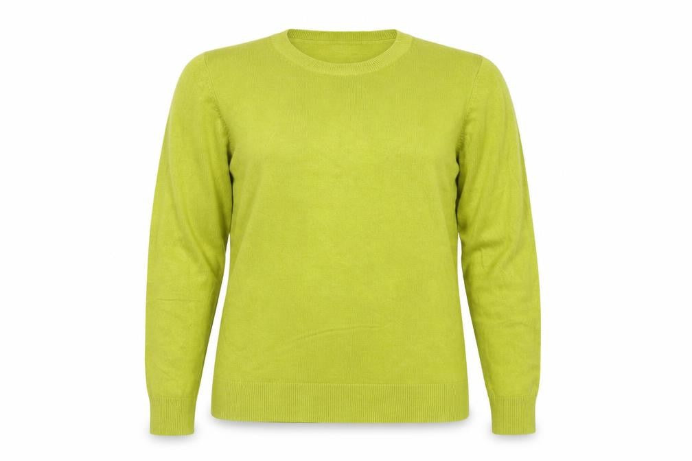Marks and Spencer Women Yellow Size 14 Crew Neck Knit Jumper