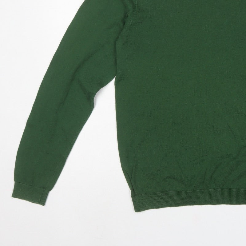 ASOS Design Men’s Green Cotton Crew Neck Pullover Jumper M