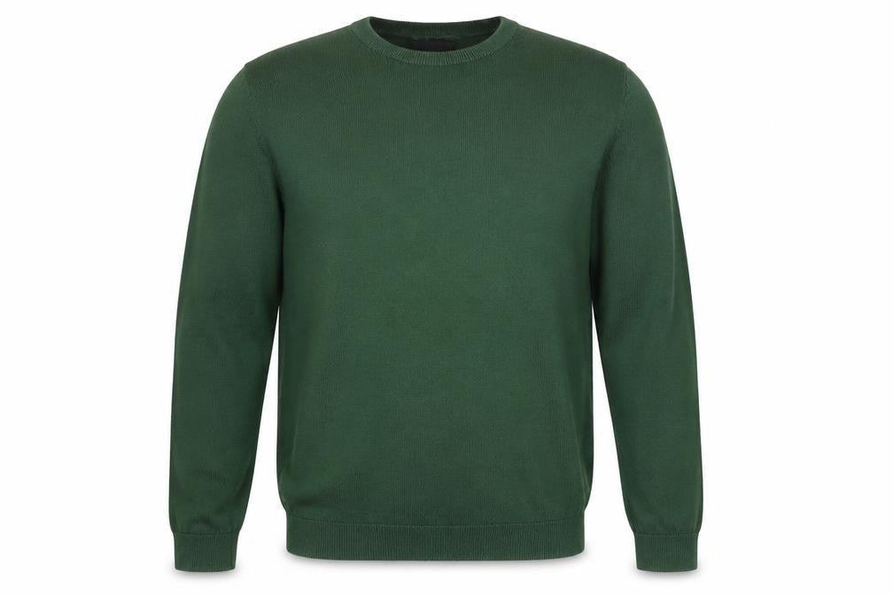 ASOS Design Men’s Green Cotton Crew Neck Pullover Jumper M