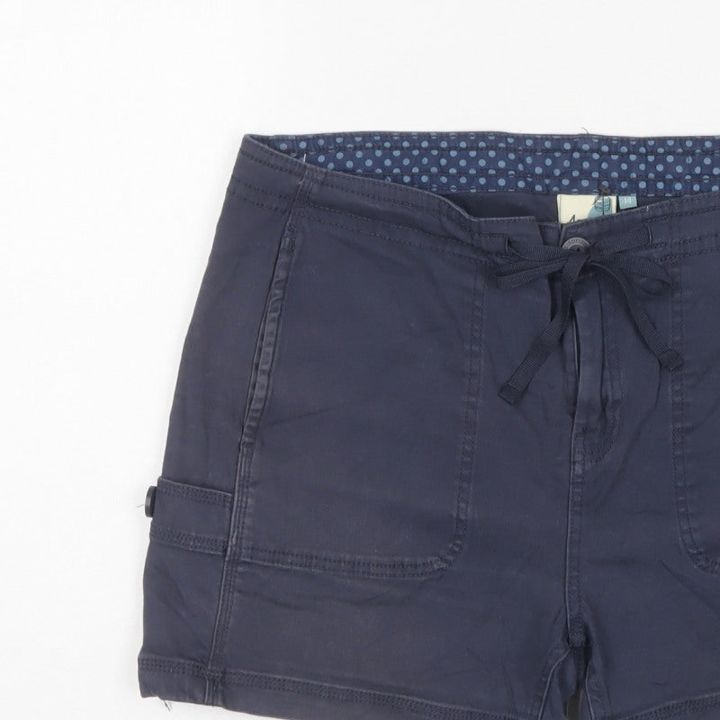 Weird Fish Women’s Blue Size 14 Drawstring Utility Shorts