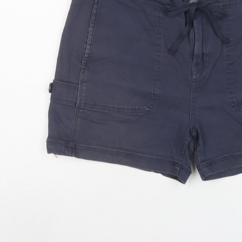 Weird Fish Women’s Blue Size 14 Drawstring Utility Shorts