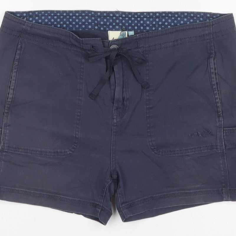Weird Fish Women’s Blue Size 14 Drawstring Utility Shorts