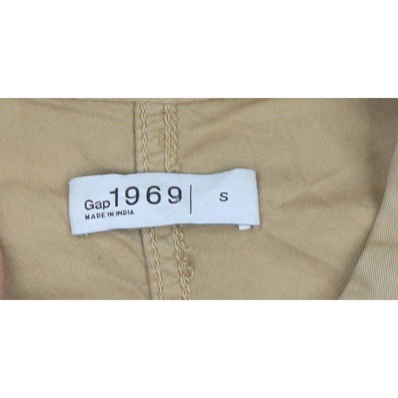 Gap 1969 Women’s Beige S Military Utility Cotton Jacket 3/4 Sleeve