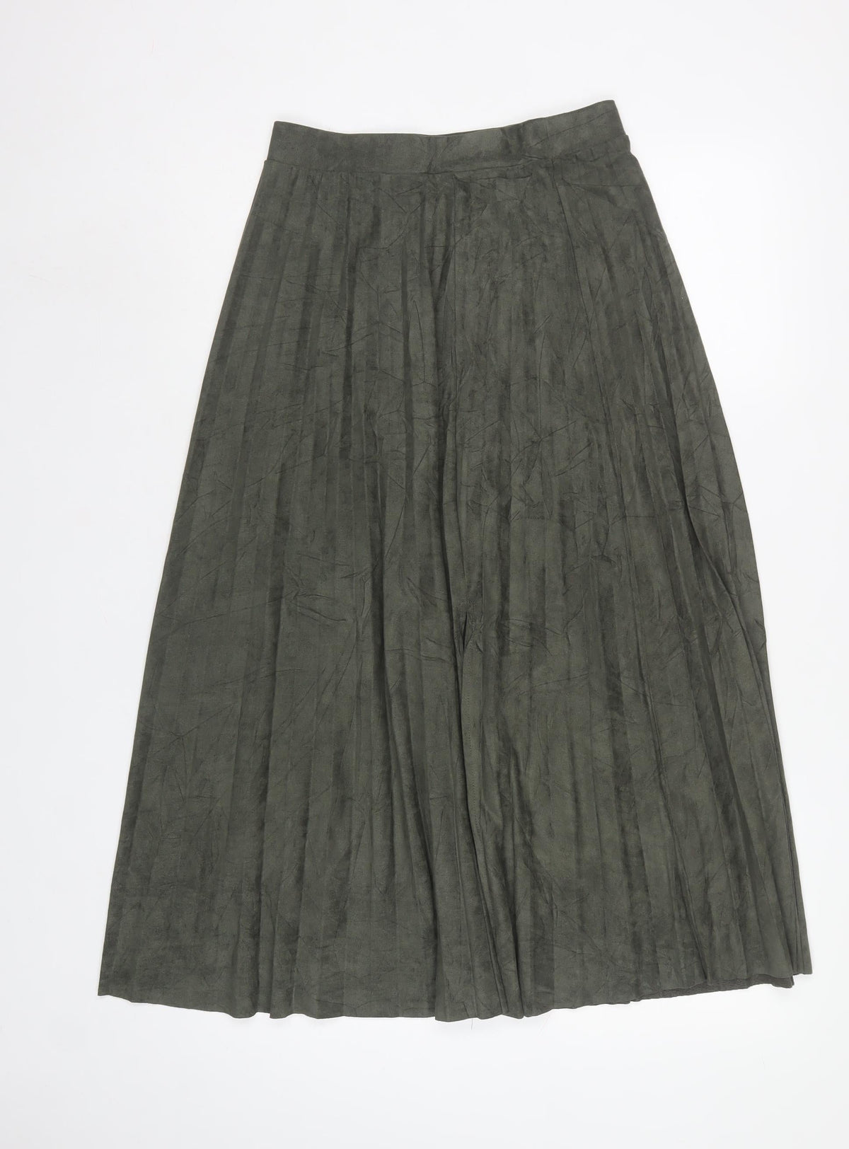 Reserved Women’s Green Size S Long Pleated A-Line Skirt