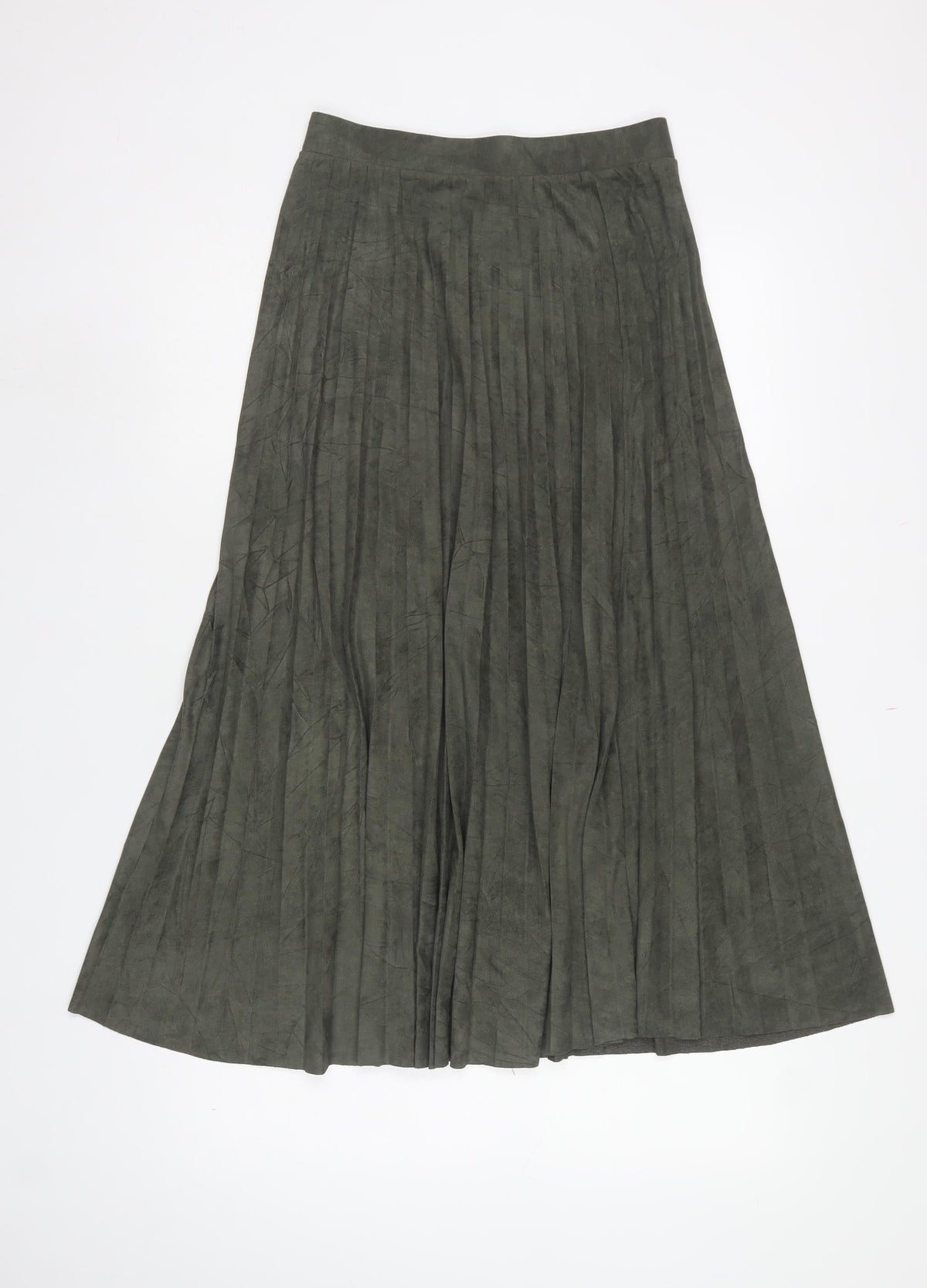 Reserved Women’s Green Size S Long Pleated A-Line Skirt