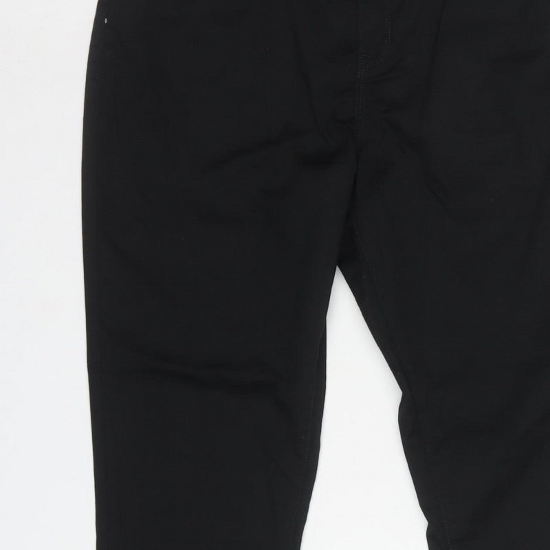 Premier Women Black Size 12 Regular Skinny Stretch Chino Jeans