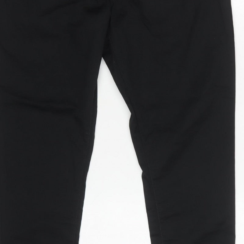 Premier Women Black Size 12 Regular Skinny Stretch Chino Jeans