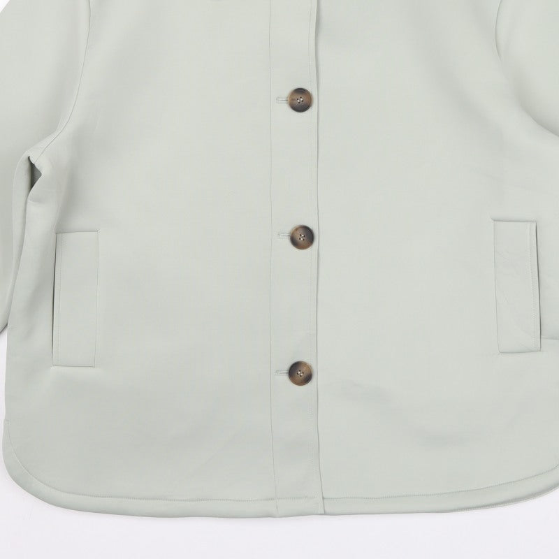 ASOS Design Women’s Sage Green UK 12 Relaxed Button Shacket Jacket