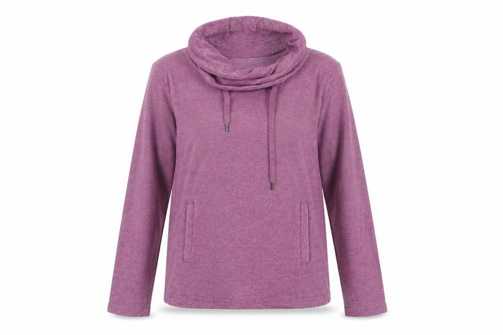 Mountain Warehouse Women Purple UK 8 Pullover Cowl Neck Sweatshirt