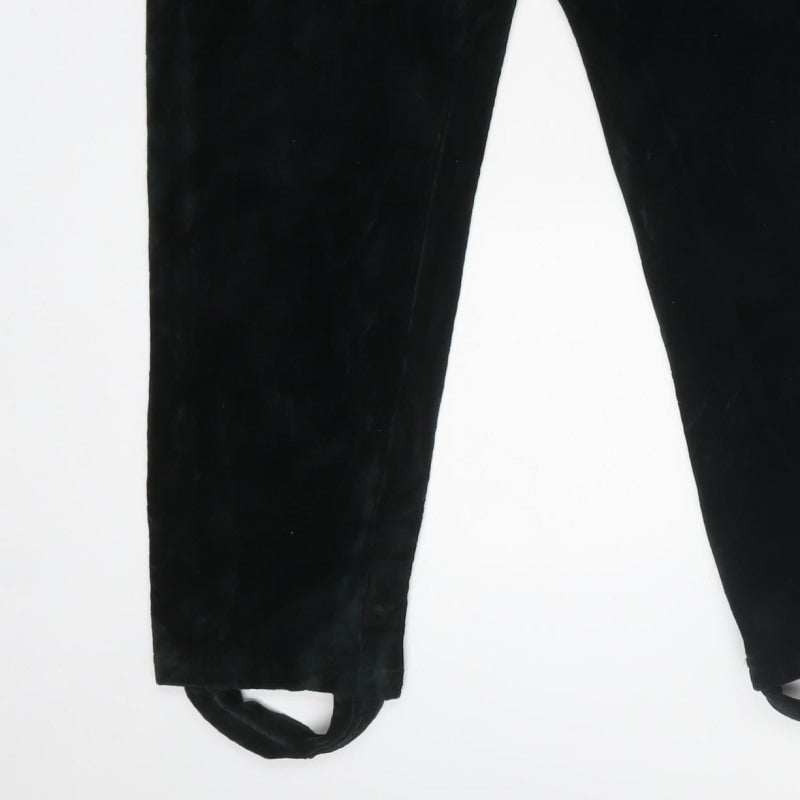 Marks & Spencer Women Green UK 20 Velour Stirrup Leggings
