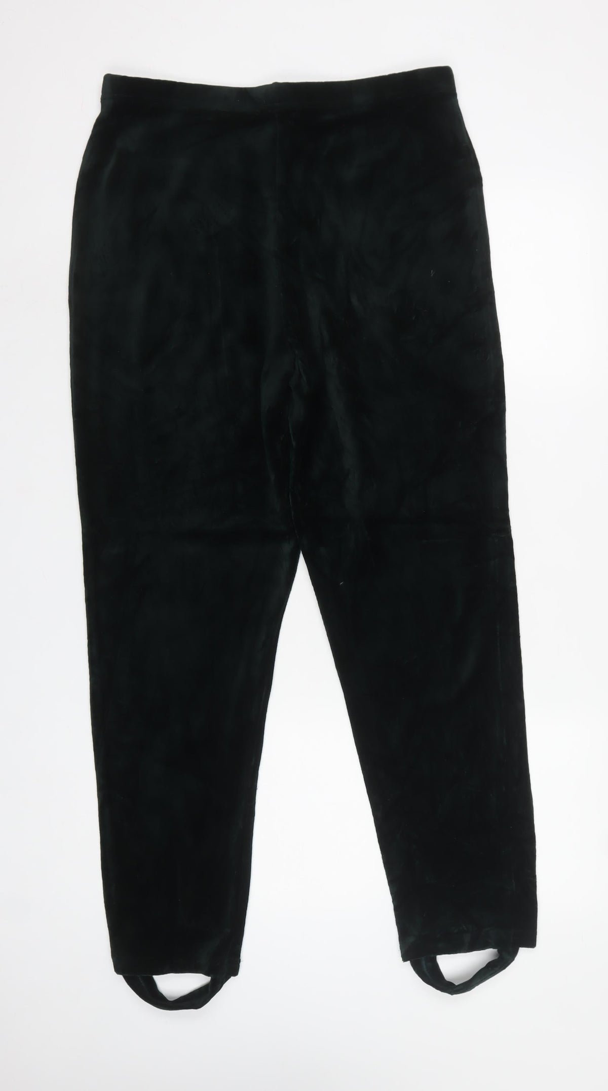 Marks & Spencer Women Green UK 20 Velour Stirrup Leggings