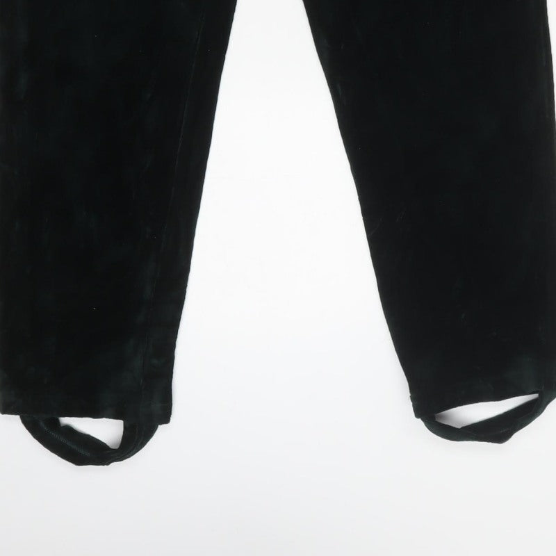 Marks & Spencer Women Green UK 20 Velour Stirrup Leggings