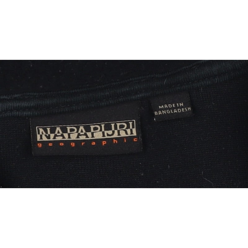 Napapijri Men’s Black XS 1/2 Zip Fleece Pullover Sweatshirt