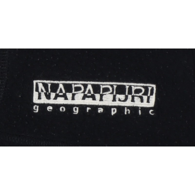 Napapijri Men’s Black XS 1/2 Zip Fleece Pullover Sweatshirt