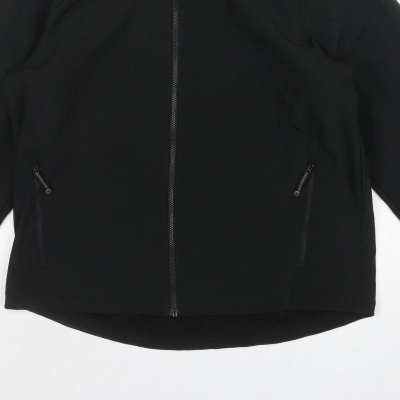 North End Men's Black L Softshell Full Zip Outdoor Jacket