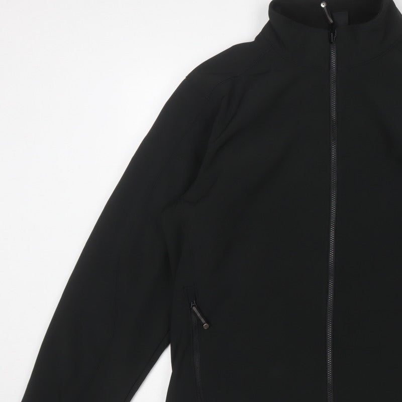 North End Men's Black L Softshell Full Zip Outdoor Jacket