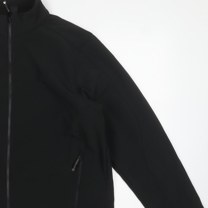 North End Men's Black L Softshell Full Zip Outdoor Jacket
