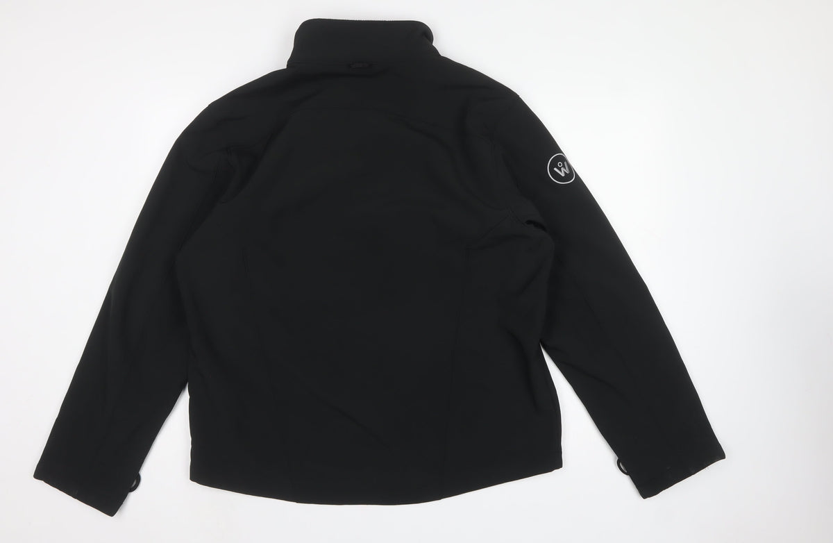 North End Men's Black L Softshell Full Zip Outdoor Jacket