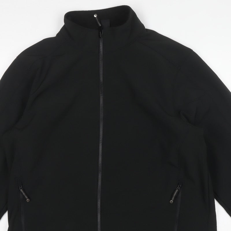 North End Men's Black L Softshell Full Zip Outdoor Jacket