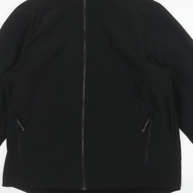North End Men's Black L Softshell Full Zip Outdoor Jacket