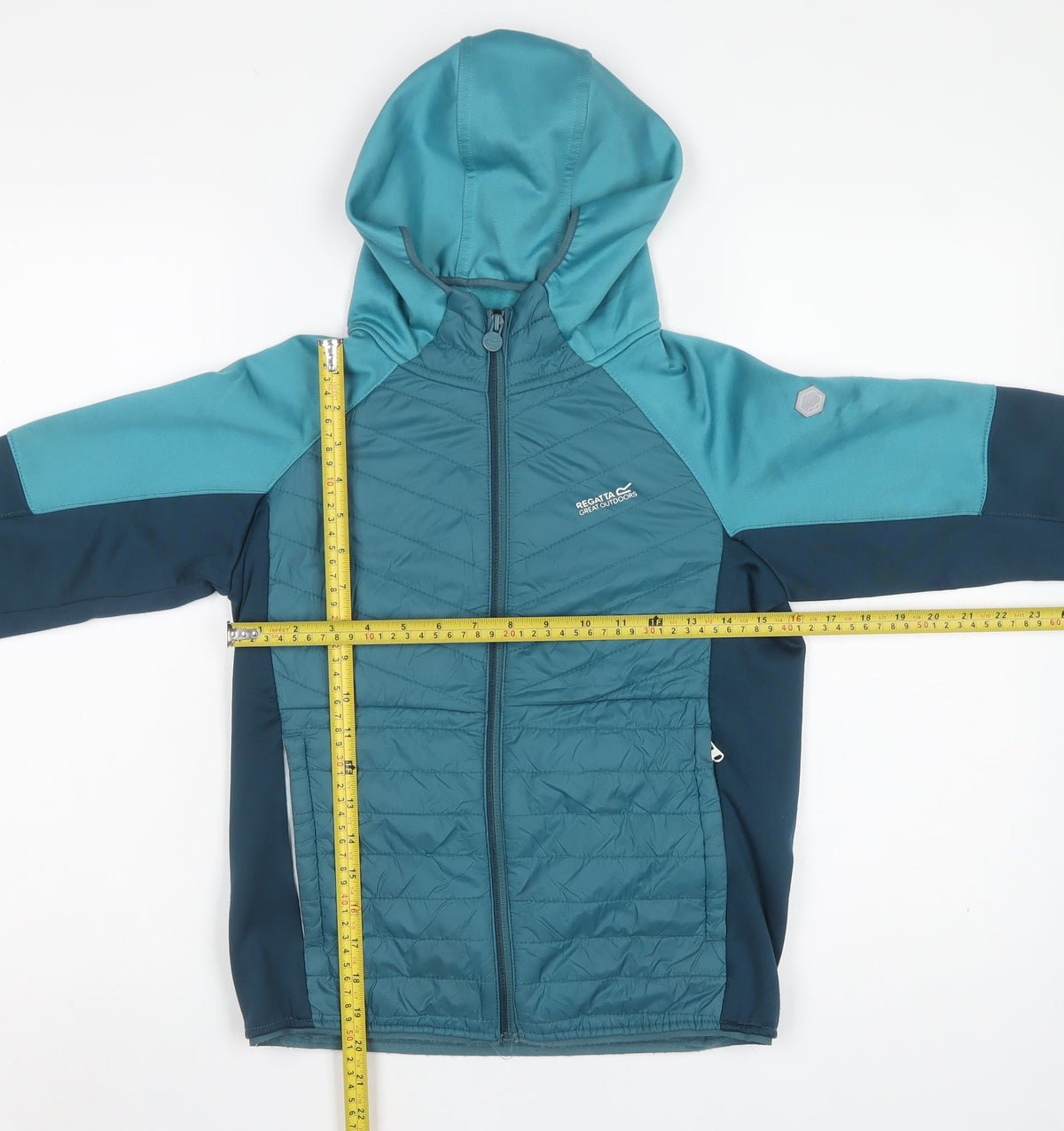 Regatta Boys Blue 11-12 Years Hooded Puffer Softshell Jacket