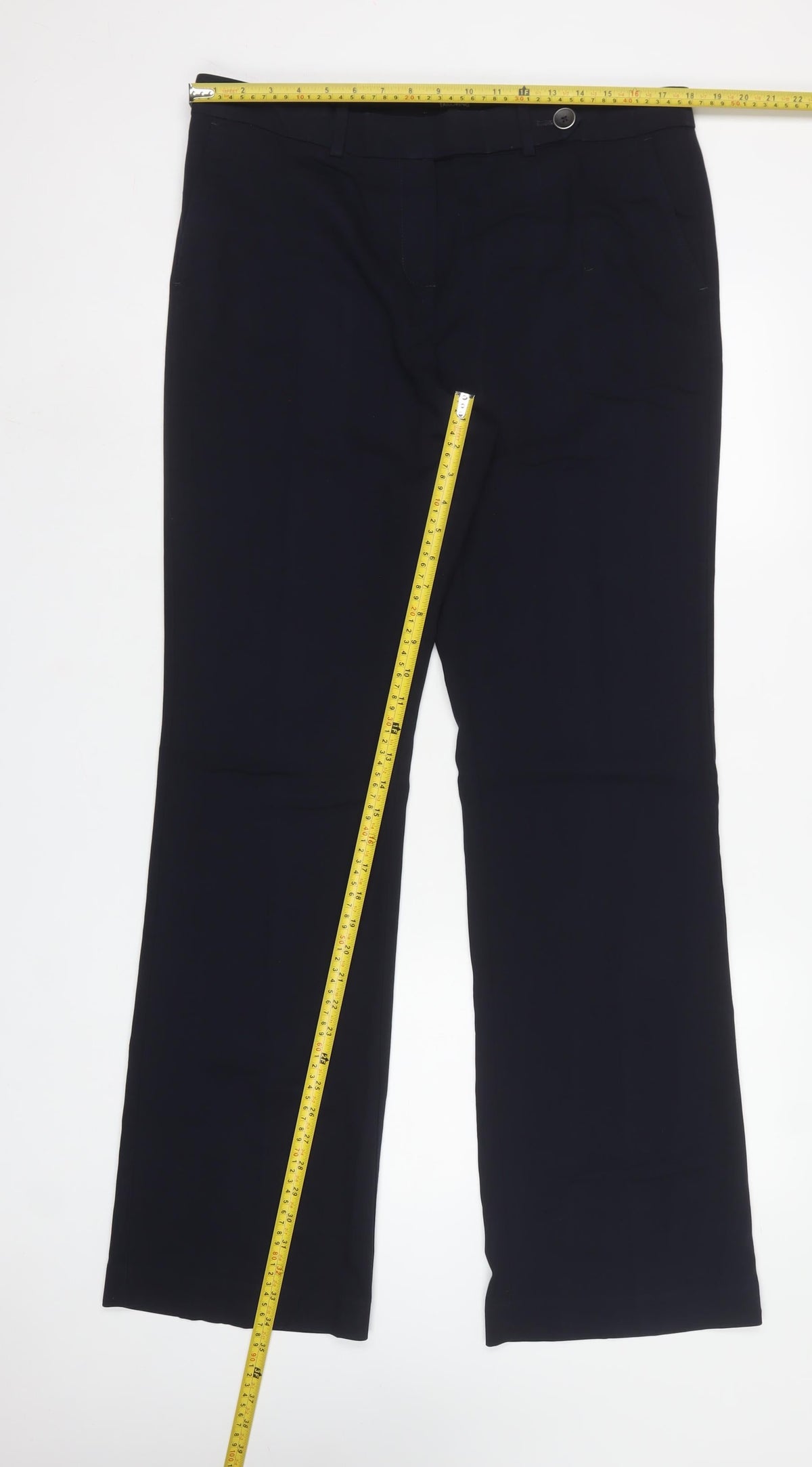 Next Women Blue Size 14XL Tailoring Bootcut Dress Trousers Workwear