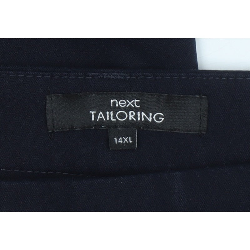 Next Women Blue Size 14XL Tailoring Bootcut Dress Trousers Workwear