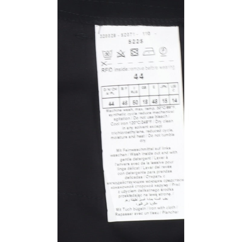 Gerry Weber Women Black UK 16 Straight Pull-On Dress Trousers